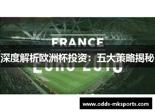 深度解析欧洲杯投资：五大策略揭秘